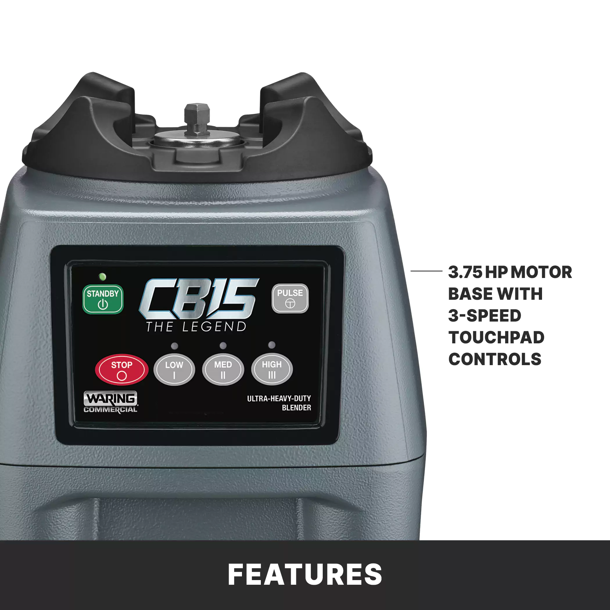 The Legend One-Gallon Food Blender with Copolyester Container